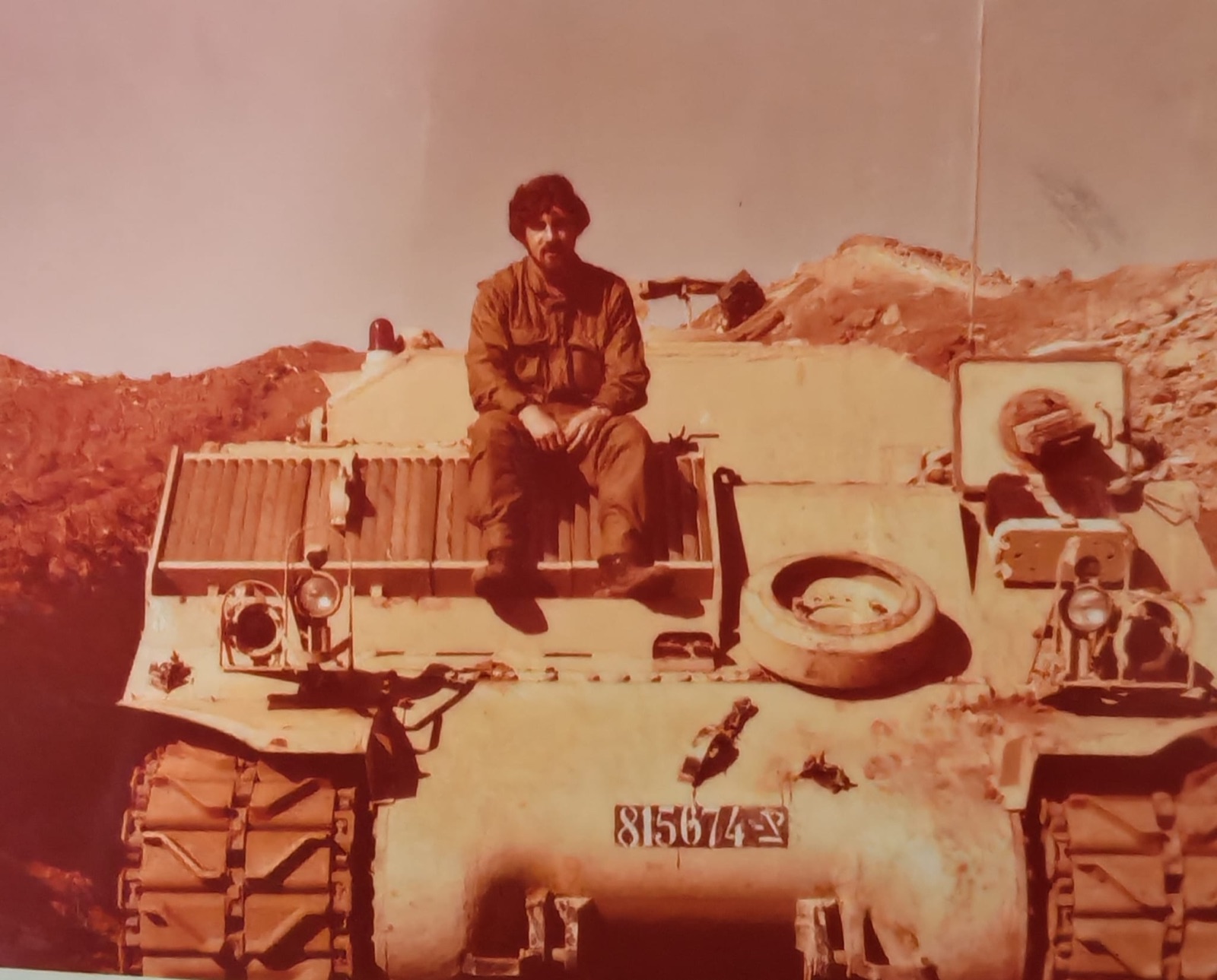 Der umgebaute Sherman-Sanitätspanzer